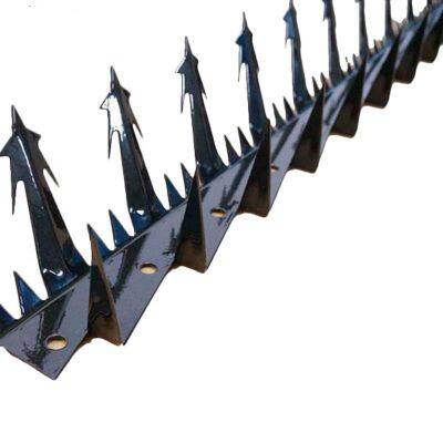 Galvanized Steel Anti-climb Wall Spike Fence New Product Colorful Powder Coated Wall Security Spike