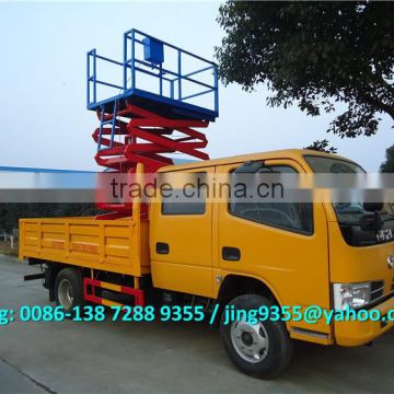 2016 NEW Euro IV DFAC 3300 light cargo truck with 8-10m aerial work platform for sale