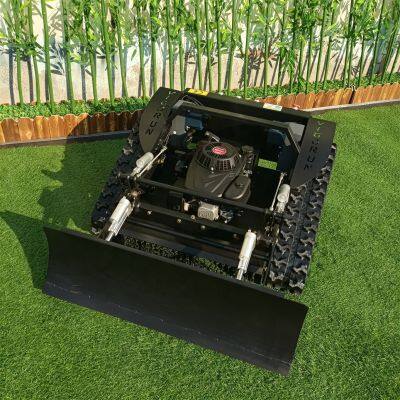 Industrial Grade Petrol Engine Reel Slope Mower Remote Control Cordless Self-Charging Backup Battery Rubber Tracks High Torque photo-6