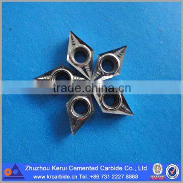 Uncoated tungsten carbide turning insert DCGX11T304 for aluminum cutting