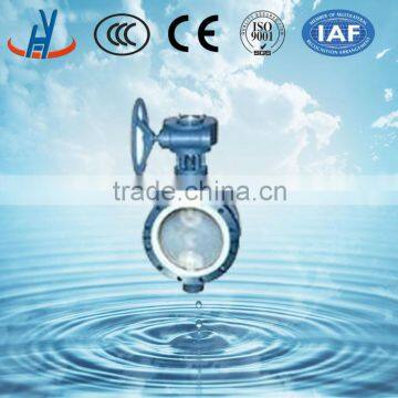 Round Worm Gear Butterfly Valve Bellows