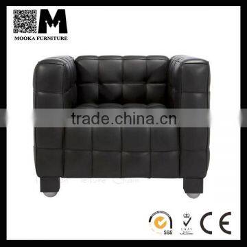 Leather Sofa Furniture Jospeh Hoffman Sofa With Solid Wood Frame