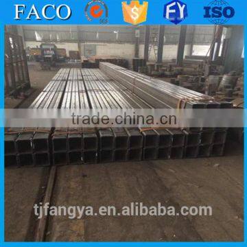 Tianjin square rectangular pipe ! black tube 4 free shelf thinnest mild square steel tube seller