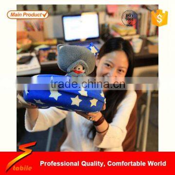 STABILE Class design PVC flocking Neck Pillow U-shape Inflatable Travel Pillow,Travel pillow