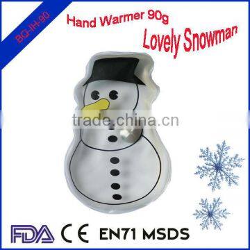 Christmas gift snowman hand warmer