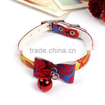 Bow Tie Collar Bells Pet Collar Small Dog Collars Pet Supplies Customized photo-5
