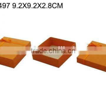 Custom Fancy Art Paper Gift Packaging Box With Bowknot Manufactures P511 photo-3