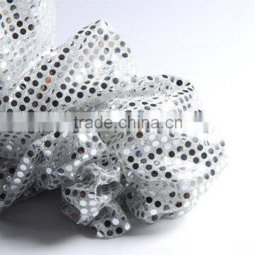 American knit with 6mm spangle bursa textile
