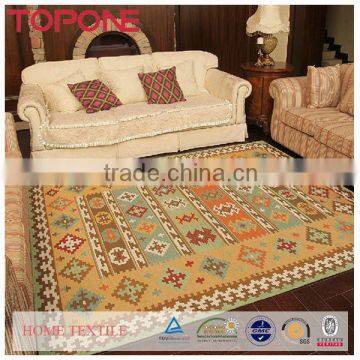 Fashion good modern new design high quality oem flower tufted patchwork kilims