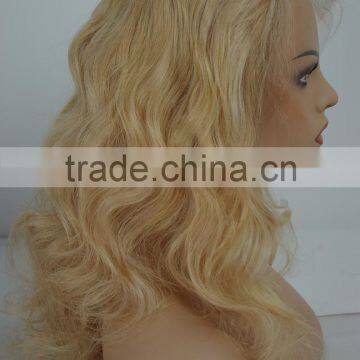 2015 Cheap Blonde Body Wave Lace Front Wig for Women photo-2