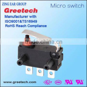 40t85 mini waterproof micro switch, hook lock door switch for 12v car electric kettle