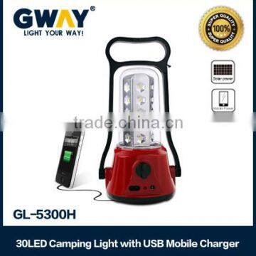 30pcs of 5730SMD LED camping lanterns with usb output phone charge