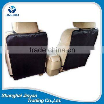 High Quality Kick Back Mat for car back Seat of the Car black with mesh pocket