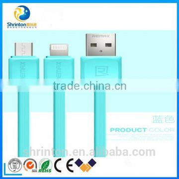 Top selling Remax fast date USB data cable for iphone 5\6 and micro