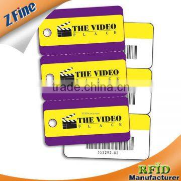 top quality NFC key tag with customized barcode printing