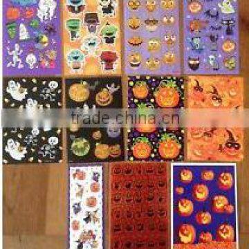 market halloween pumpkin stickers