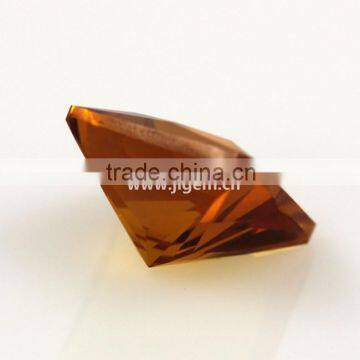 Synthetic Square Yellow Citrine Nano Spinel Stone for Luxury Jewelry Wax Setting photo-3