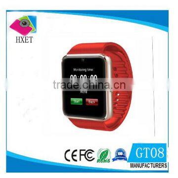 New Coming Low Cost Watch Mobile Phone GT08 Smart Watch Phones