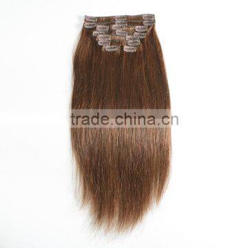 Best Seling Remy Human Hair Clip In Hair Extension, Double Drawn Wholesale 100g Clip In Hair Extension