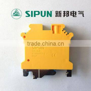 SUK-6JD 6mm Screw Grounding Din Rail Terminal Block photo-2