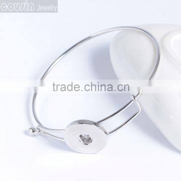 Metal Elasticity Snap Button bracelet