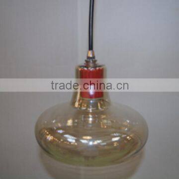 Glass pendant lamp