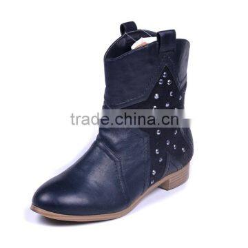 Comfortable PU upper product sexy girl boot gorgeous fashionable lady waterproof boot