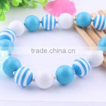 Bulk DIY fashion chunky acrylic bubblegum beads necklace, flower pendant statement necklace ! for kids birthday gift!!