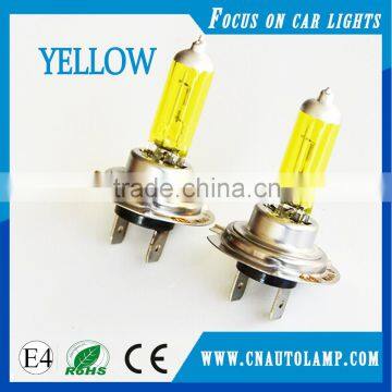car headlamp bulb halogen bulb h7 24v yellow