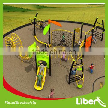 China Hot Commercial Used Children Outdoor Playground Equipment with PVC coating