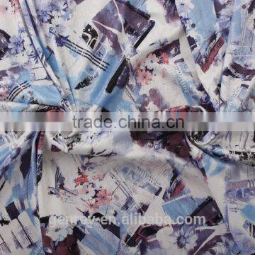 Factory Direct Sale Digital Print Polyester Fabric Digital Print Poly Knit Fabric photo-5