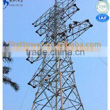 Types powder transmission line steel tube towers