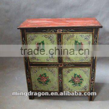 four door Tibeten cabinet