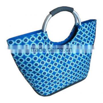 Polyester Shopper Bag with aluminum handle