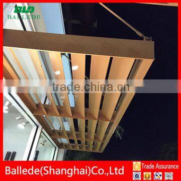 sunshade anodized aluminum louver roof