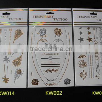 2015 Arabic Tattoos/metallic Tattoo Ink Tattoo/flash Tattoo/jewelry Temporary Tattoo in Stock photo-3