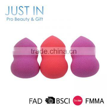 3Pcs Purple And Orange Gourd Shape Foundation Puff Sponge