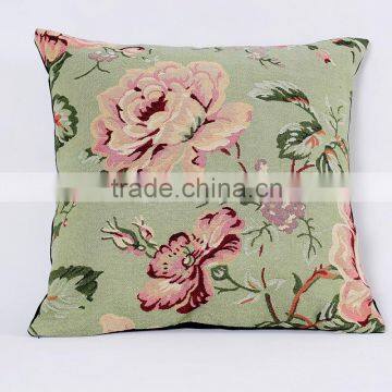 2016 Hotesale 100% Cotton Wholesale Printed Style Fancy Flower Cushion photo-3