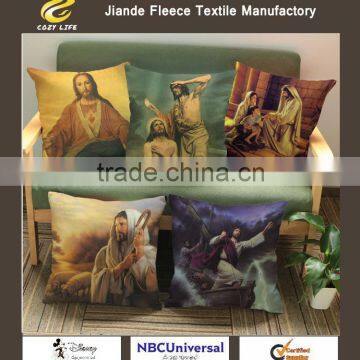 The classic scene of Jesus printed Christian bible throw emoji massage euro pillowcase decor home church religious gifts