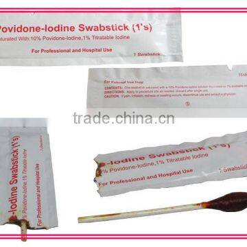 Povidone iodine swabstick(hot sale!!!)