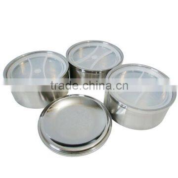 Portable and Colorful Three Layer Lunch Box Set With Compartments for Children photo-4