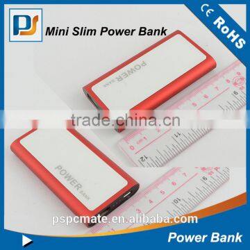 Cheap Gift 2000mAh slim power bank with large printing area for your logo