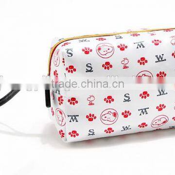 Low Toxicity Simple Promotional Women Polyester Chic Cosmetic Bags