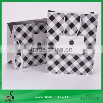 Sinicline Designed Luxury Jewelry Paper Packing Bag with glossy finish