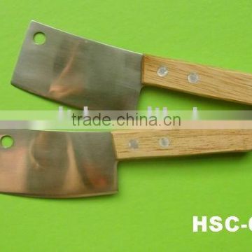 stainless steel cheese cleaver