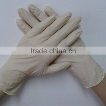 Big factory cheap price powdered nature latex gloves