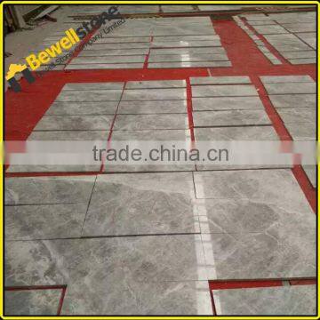 24"X24" Honed grey marble Silver Marten Marble floor tiles