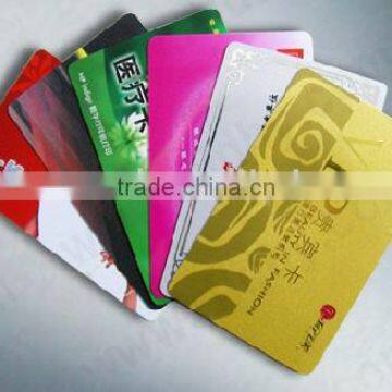 Hot sell PVC plastic member card