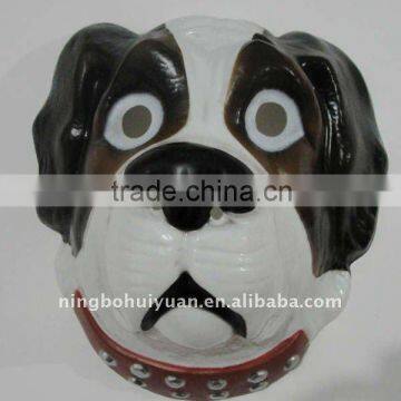 plastic dog mask