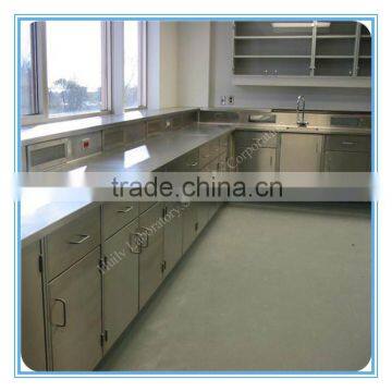 Cheap price HIgh Quality 304 stainless steel lab table
